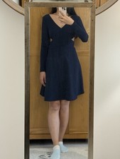 Halston Heritage Navy Cut-Out