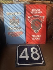 Enamel Signs Joblot