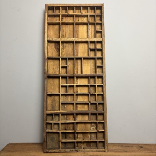 Vintage wooden printers tray - printers,