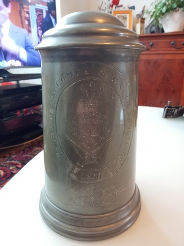 Victorian era quart pewter - quart,,