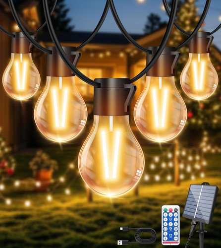 Solar festoon lights outdoor - festoon,