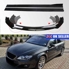 Front Bumper Lip Lower Splitter & Side Skirt Spoiler For Seat Exeo 2008-2013 UK
