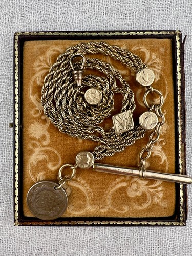 Antique gold filled double - gold,