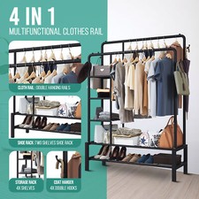 120KG Heavy Duty Clothes Rail