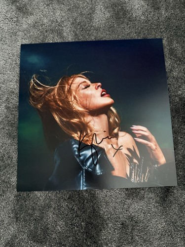 Kylie large signed picture - large,