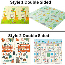 Foldable Baby Play Mat Waterproof Foam Mat Reversible Waterproof Extra Large Mat