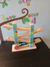 TOWO Pure Wooden Zig Zag Car