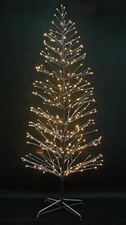 6FT Pre-lit Christmas Tree Snowy Twig Birch LED Indoor Outdoor Xmas Home Decor