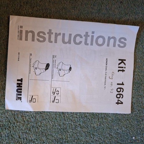 Thule kit 1664 honda - kit, civic