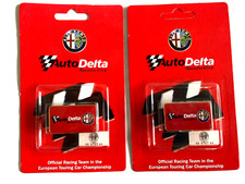 Alfa Romeo Autodelta Squadra Corse Pin Badge x 2 Giulietta 4C 156 Giulia GTA GTV