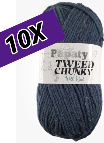 Papatya tweed chunky yarn - tweed,
