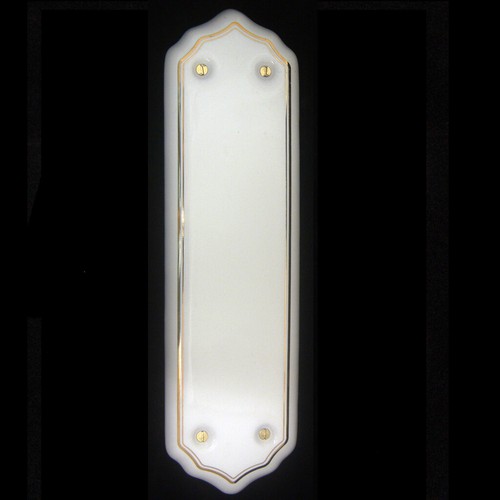 Ceramic door finger plate - finger,