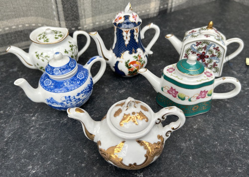 Miniature teapot collection - miniature,
