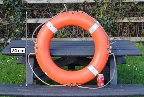 Used old life ring - old, cm