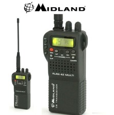 CB RADIO MIDLAND ALAN 42DS AM/FM MULTI-BAND 40CH HANDHELD 27MHZ