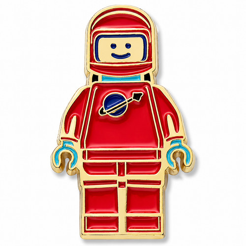 Space robot astronaut brooch - astronaut,
