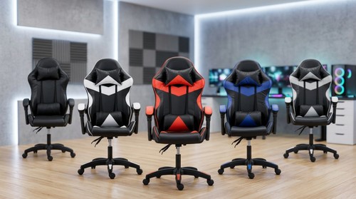 Swivel gaming chair leather - swivel,
