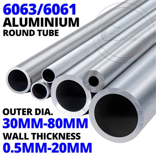 Aluminium round tube - aluminium, pipe