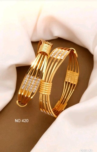 22k gold plated indian - plated, bangles