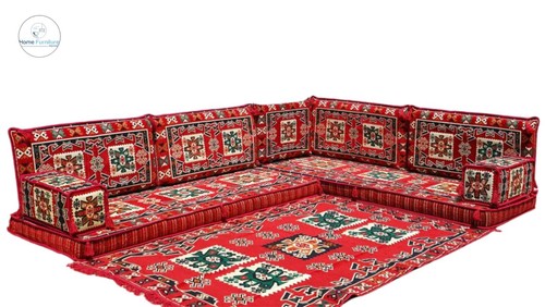 Shaped floor couch - floor, arabic