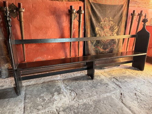 Antique gothic ebonised black - gothic,