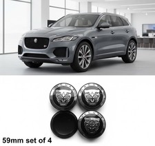 Jaguar Wheel Center Caps 59mm