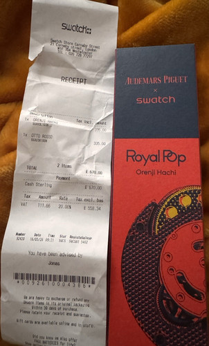 Swatch audemars piguet - swatch, x
