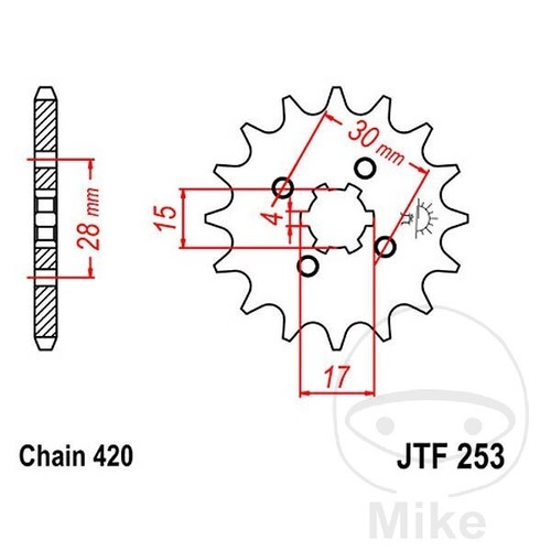 Sprocket for honda g - sprocket,