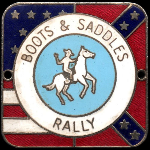 Boots saddles rally - boots,