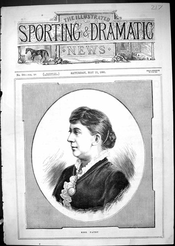 Original old antique print - old,