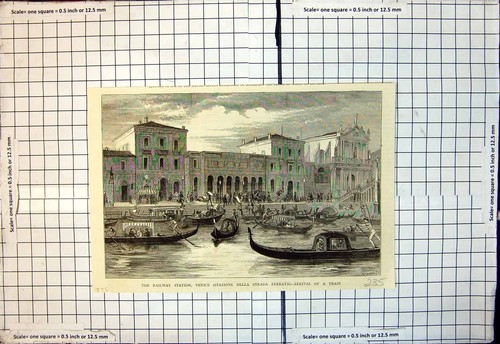 Old railway station venice - old,