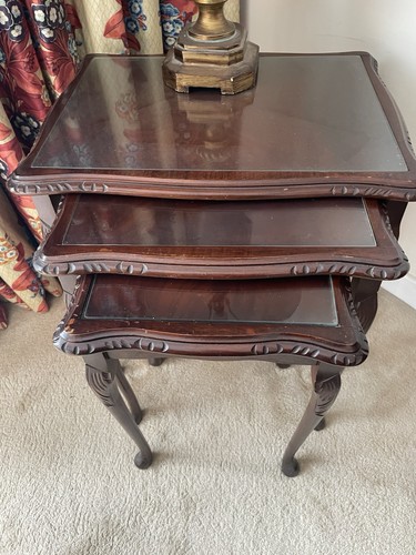 Vintage mahogany nest - vintage, 3
