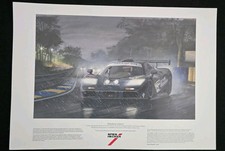 MCLAREN F1 GTR LE MANS "WATERBOURNE WINNERS" BY JAMES DUGDALE PRINT SPIES HECKER
