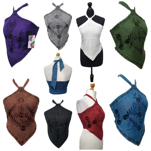 Ladies boho halter - boho, top