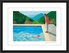 David Hockney, Lithograph, Limited Edition,  from Portrait of an Artist,  COA