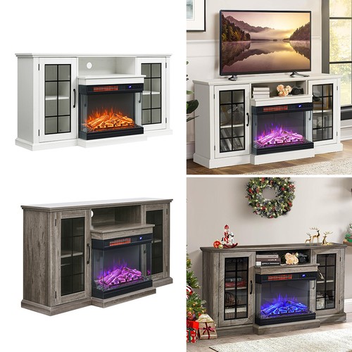 Electric fireplace with - with, tv