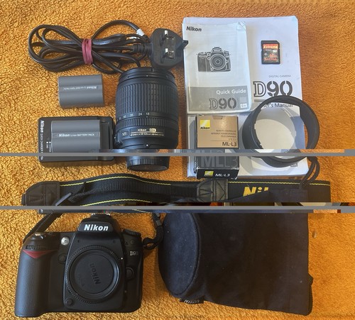 Nikon d90 3mp digital - 12.3mp,