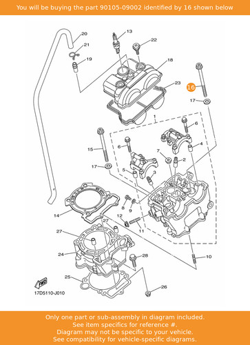 Yamaha bolt flange - bolt,,