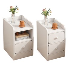 Small White Bedside Chest of