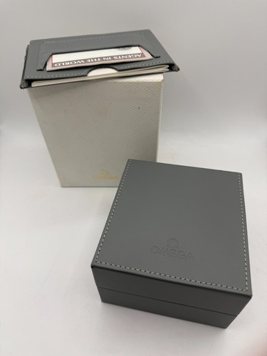 Genuine omega watch box grey - box,