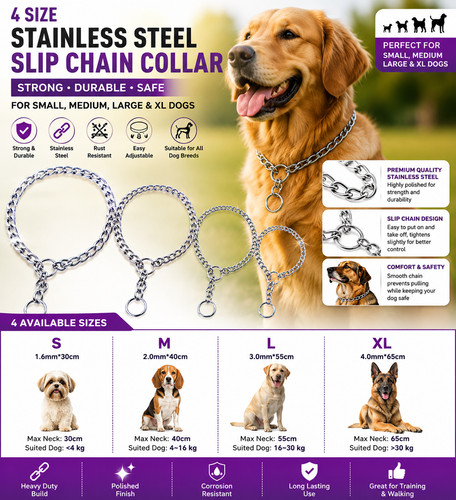 Heavy duty pet dog choke - dog,