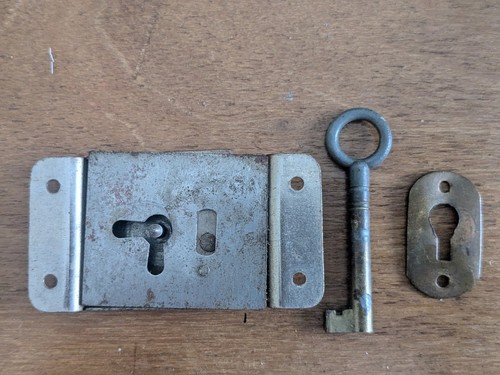 Small antique furniture lock - lock,