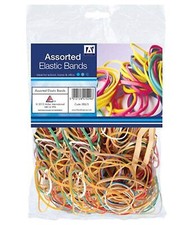 Elastic Bands Assorted Colour