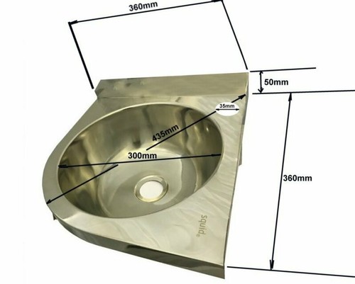 Squid s15 corner - sink, only