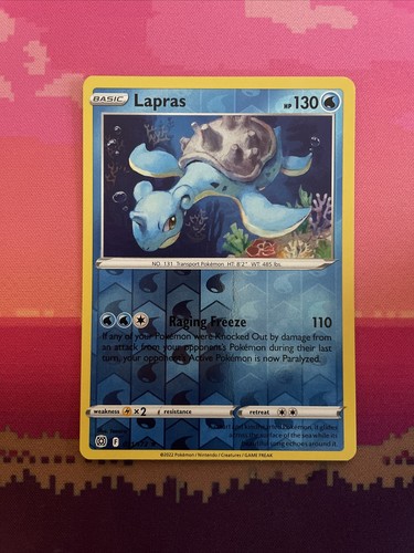 Pokemon card lapras brilliant - card,