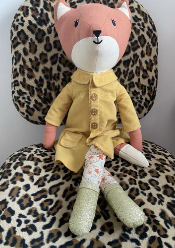 Linen fox soft - fox, toy