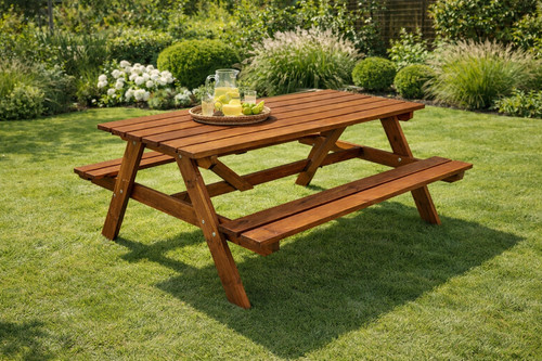Seat wooden picnic - 4,