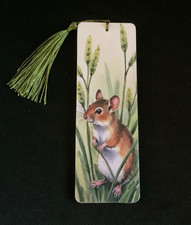 Wooden Mouse bookmark Birthday