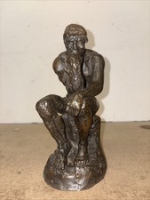 Vintage Bronze Sculpture Naked