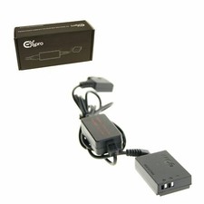 Ex-Pro D-TAP to DR-E12 LP-E12 DC Battery Coupler Cable for Canon EOS M EOS M10